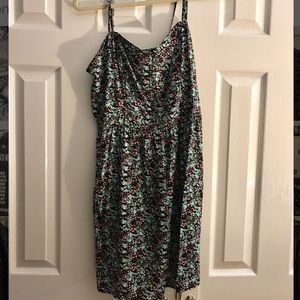 Floral Sun Dress ! - PINK/BLUE